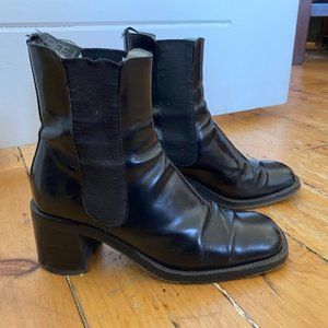 FREE LANCE Vintage Boots Square Toe - Made in France - Size 36 (Fits like US 7)
